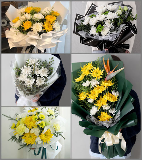 上海崇明区港沿镇鲁玙村白事花束代送